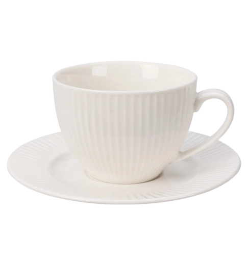 Ceașcă din porțelan cu farfurioară 240 ml din New Bone China