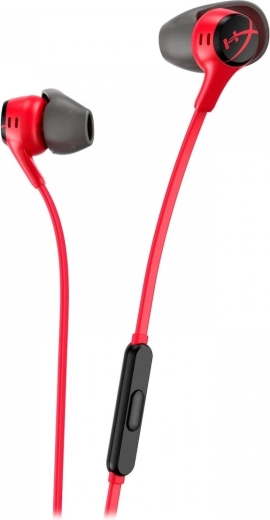 HyperX Cloud Earbuds II roșii – căști intraauriculare de gaming cu fir