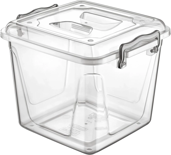 Cutie de depozitare Multi, pătrată, joasă, 8,5 l