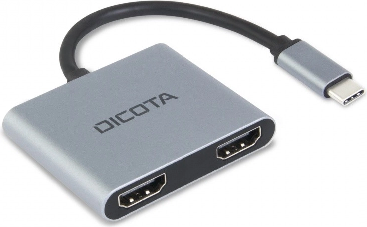 Dicota mini stație de andocare portabilă USB-C 4-în-1 4K, 2× HDMI, PD 100 W