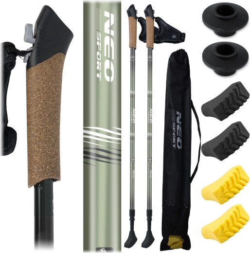 Bețe de trekking NEO SPORT NS-383 Nordic Walking 85–143 cm