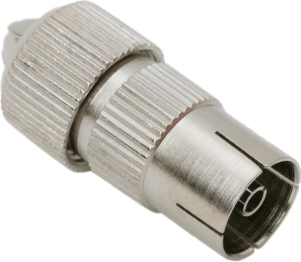 Priză coaxială metalică pentru televizor