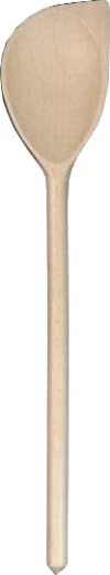 Lingură de lemn ovală cu colț 35 cm din lemn de fag