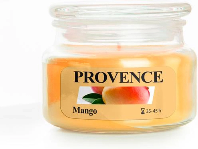 Lumânare parfumată în pahar PROVENCE mango 45 de ore