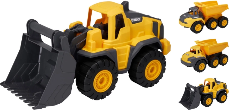 Camioane de construcții 26 cm – mix de tipuri