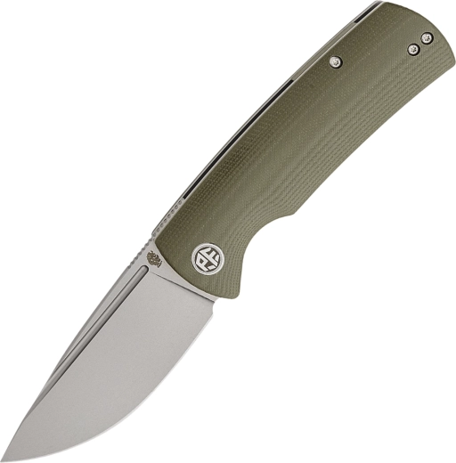 Cuțit pliabil Petrified Fish Beluga, G10 verde, K110 Drop Point
