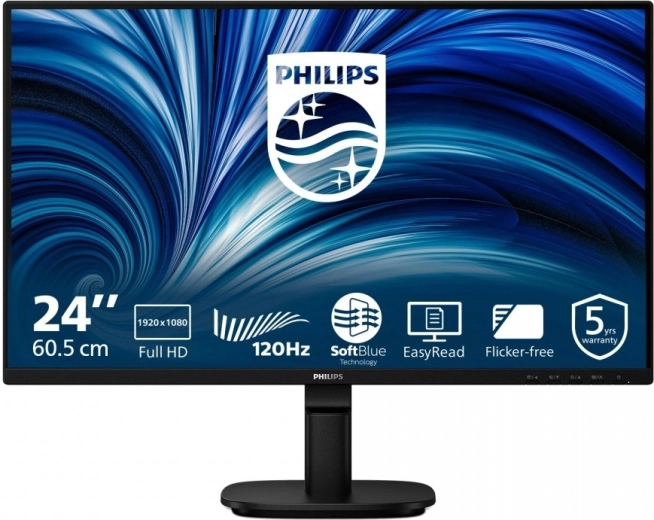 Monitor 23,8" IPS 120 Hz cu HDMI, DisplayPort, VGA și difuzoare