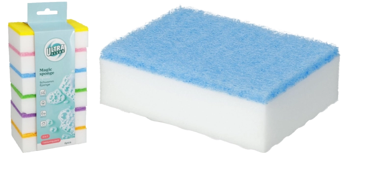 Set de bureți magici de curățare din spumă de melamină (6 buc)