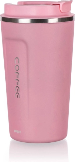 Cană termică ARTY 450 ml roz inox