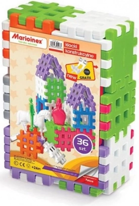 Set de construcție Waffle – 36 piese
