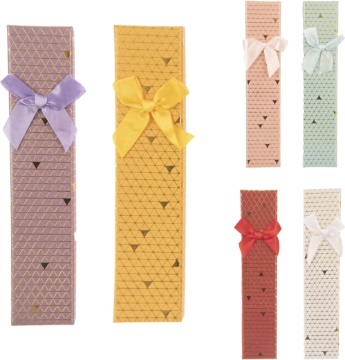 Cutie cadou din hârtie 4 × 19 cm, assort 6 variante