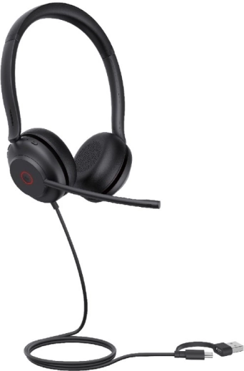 Yealink UH35 Dual Teams USB‑C/USB‑A cască cu fir