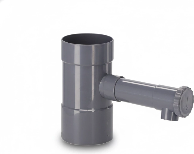 Colector de apă pluvială, gri, 80 mm