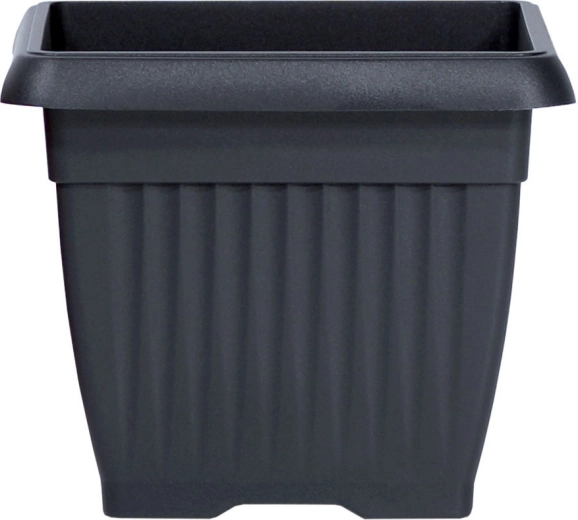 Ghiveci Terra pătrat 19 cm antracit