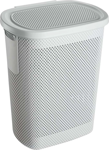 Coș pentru rufe murdare 58 l gri, plastic