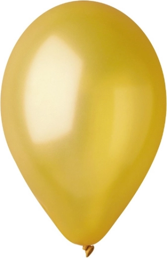 Baloane metalice aurii 10"