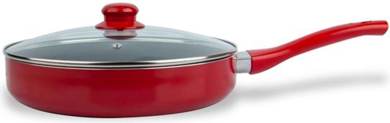 Tigaie adâncă cu capac 28 cm Kitchisimo, suprafață antiaderentă