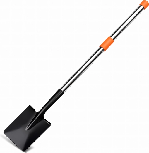 Hârleț (lopată) telescopic pentru grădină 95–138 cm, pliabil