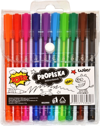 Set colorat de pixuri TOTO