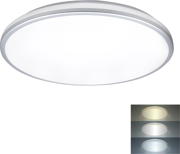 Plafonieră LED rotundă Solight cu protecție împotriva umezelii IP54, 18 W, 1530 lm, 33 cm