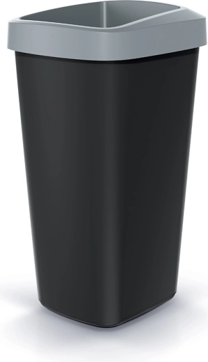 Coș de gunoi Compacta Q Drop 25 l gri deschis