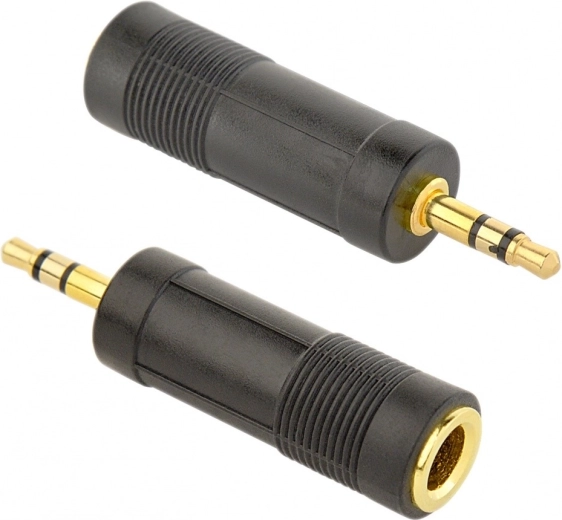 Adaptor audio 6,35 mm la 3,5 mm (stereo)