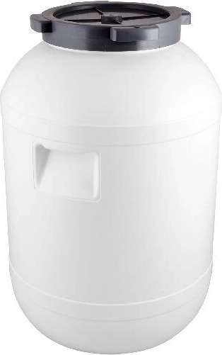 Butoi din plastic pentru varză 60–65 l cu capac filetat