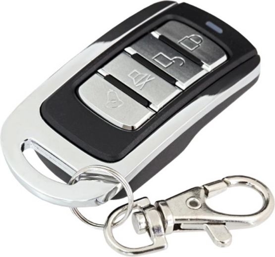 Telecomandă autoînvățare 4-canale negru-crom