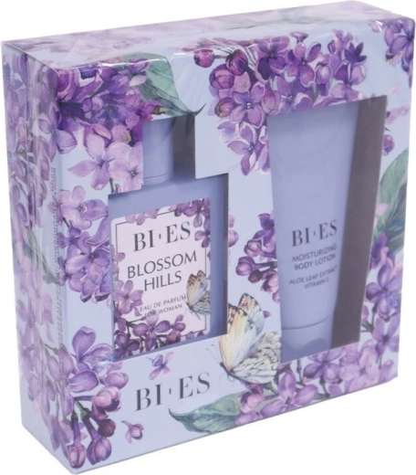 Set cadou pentru femei BI-ES Blossom Hills – apă de parfum 100 ml + lapte de corp 150 ml