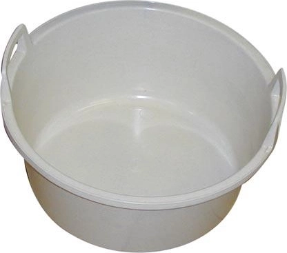 Lighean din plastic 49 cm cu mânere, granit