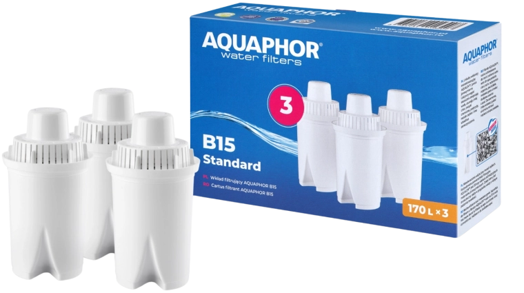 Set de cartușe filtrante pentru cană AQUAPHOR B15 Standard – 3 buc