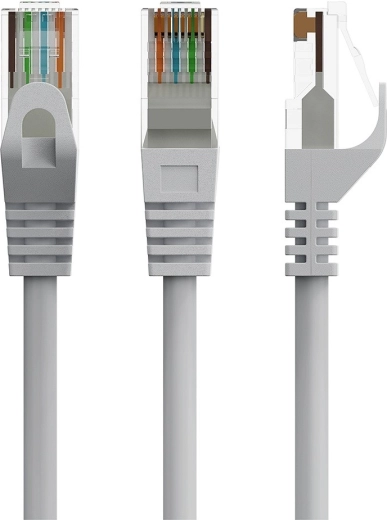 Cablu patch Cat 6 UTP 0,25 m gri