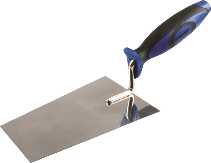 Cățea de zidărie din inox 180 mm cu mâner din cauciuc