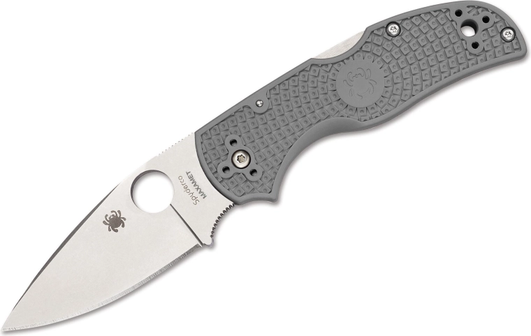 Cuțit de buzunar Spyderco Native 5 Lightweight gri, Maxamet, satin