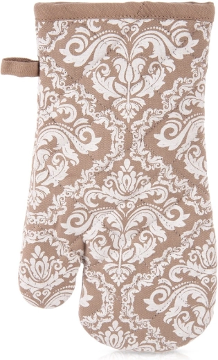 Mănușă de bucătărie din bumbac cu magnet, bej, 32 cm