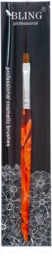 Pensulă profesională pentru gel Bling mărimea 6 – Marmorat