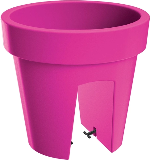 Ghiveci de balustradă Lofly Railing 24,5 cm – fucsia
