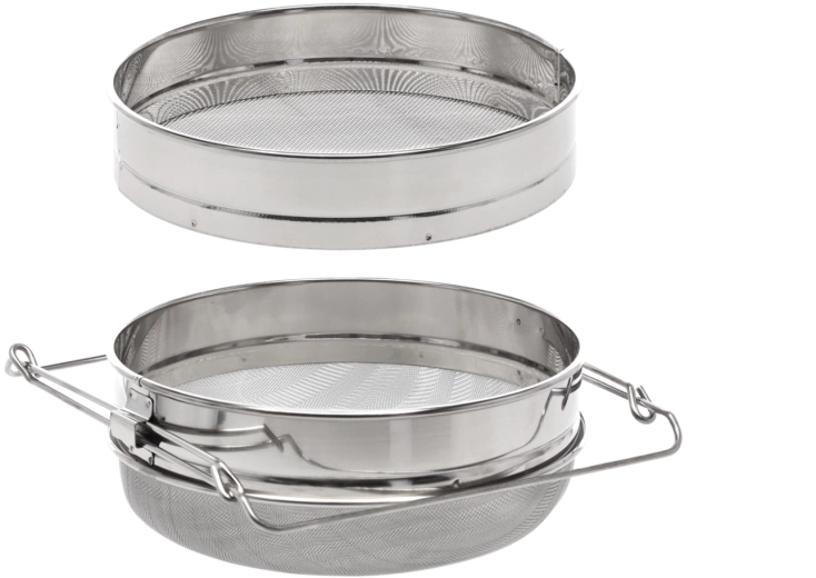 Sită dublă din inox pentru miere 24 cm