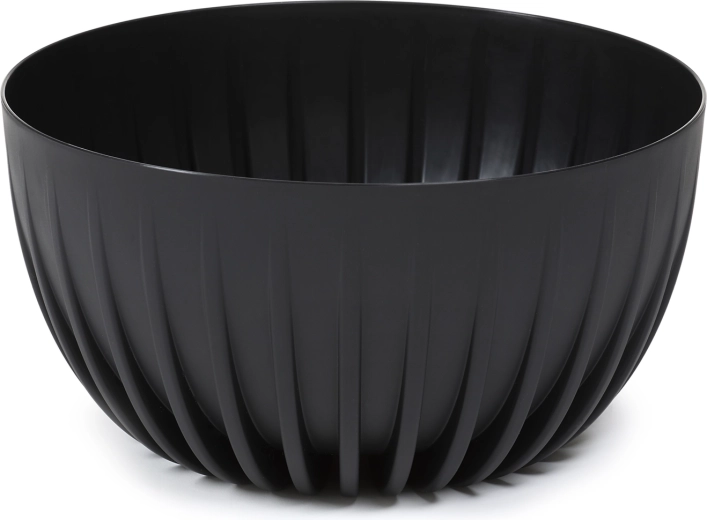 Vas pentru plante Lamela Mira Eco Recycled 30 cm negru