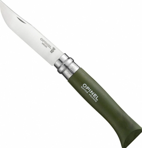 Opinel N°08 Trekking, cuțit de buzunar, kaki