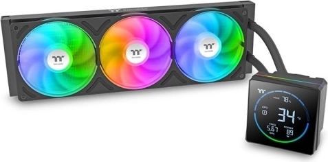 Răcire lichidă AIO Thermaltake TH360‑S V3 ARGB cu afișaj LCD