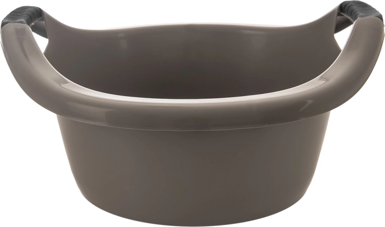 Lighean din plastic cu mânere 30 l, gri