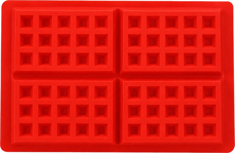 Formă multifuncțională din silicon pentru vafe pentru friteuză cu aer cald (4 vafe) - 1 bucată