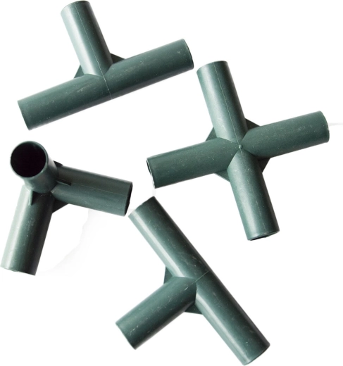 Set de conectori din plastic pentru solar, 28 piese, verde