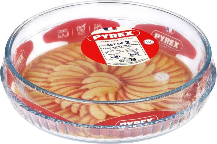 Set de forme pentru tartă PYREX 26 și 28 cm