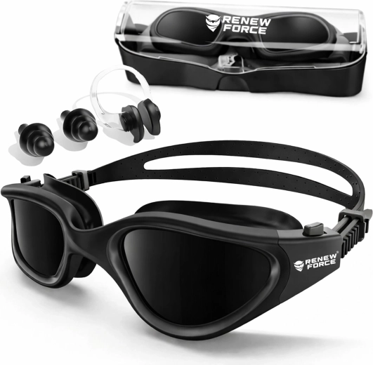 Ochelari de înot Renew Force cu lentile polarizate all black