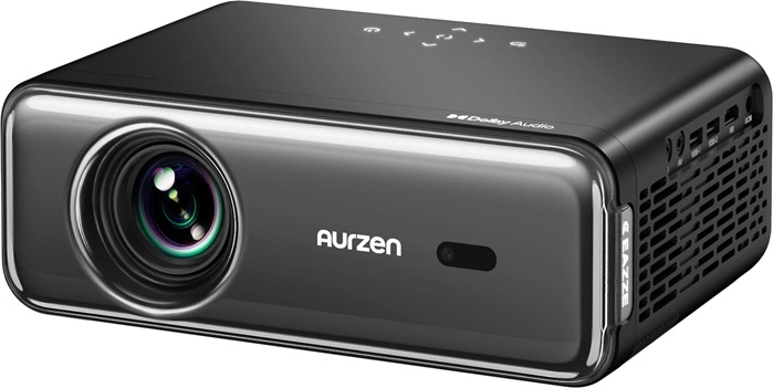 Proiector Aurzen Eazze D1 Pro Full HD cu suport 4K și Dolby Audio