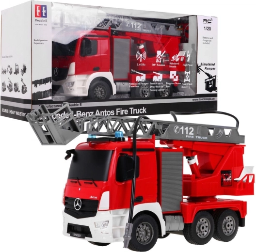 Mașină de pompieri RC Mercedes-Benz Antos 1:20 Double E