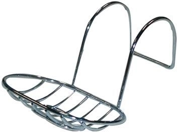 Săpunieră ovală suspendată pentru cadă, crom, 13,5 × 10 cm