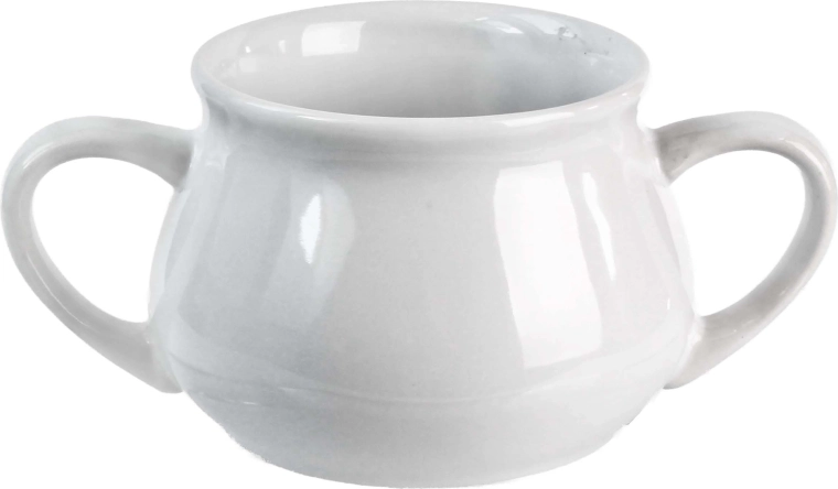 Bolă de supă din ceramică TORO 460 ml albă
